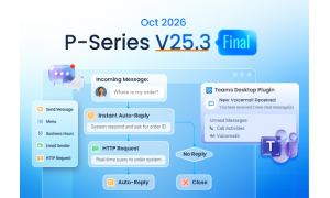 Yeastar P-Series V25.3 GA — конструктор сценариев сообщений, автоответы на пропущенные звонки и многое другое